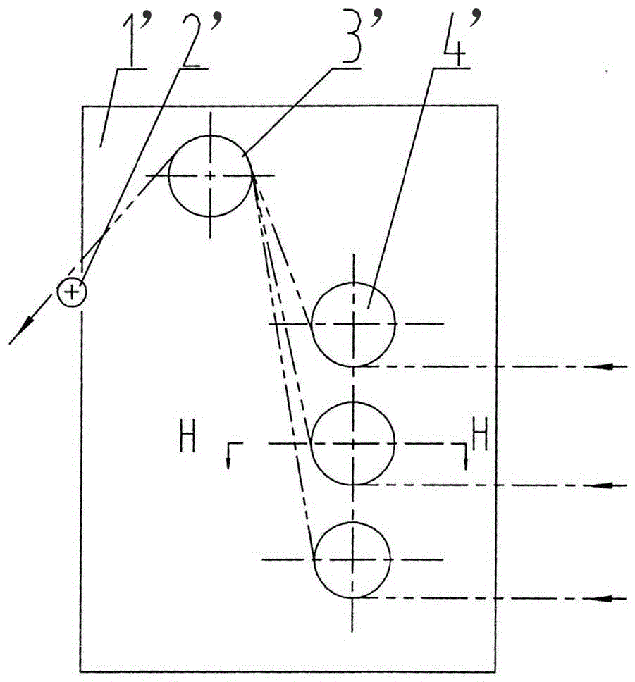 A kind of stacking device suitable for chemical fiber equipment