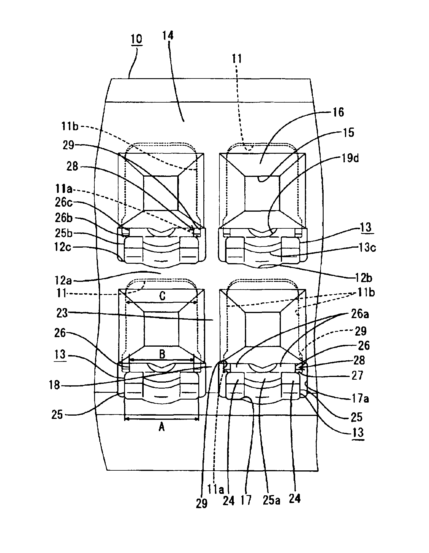 Connector, molding method therefor and molding apparatus therefor