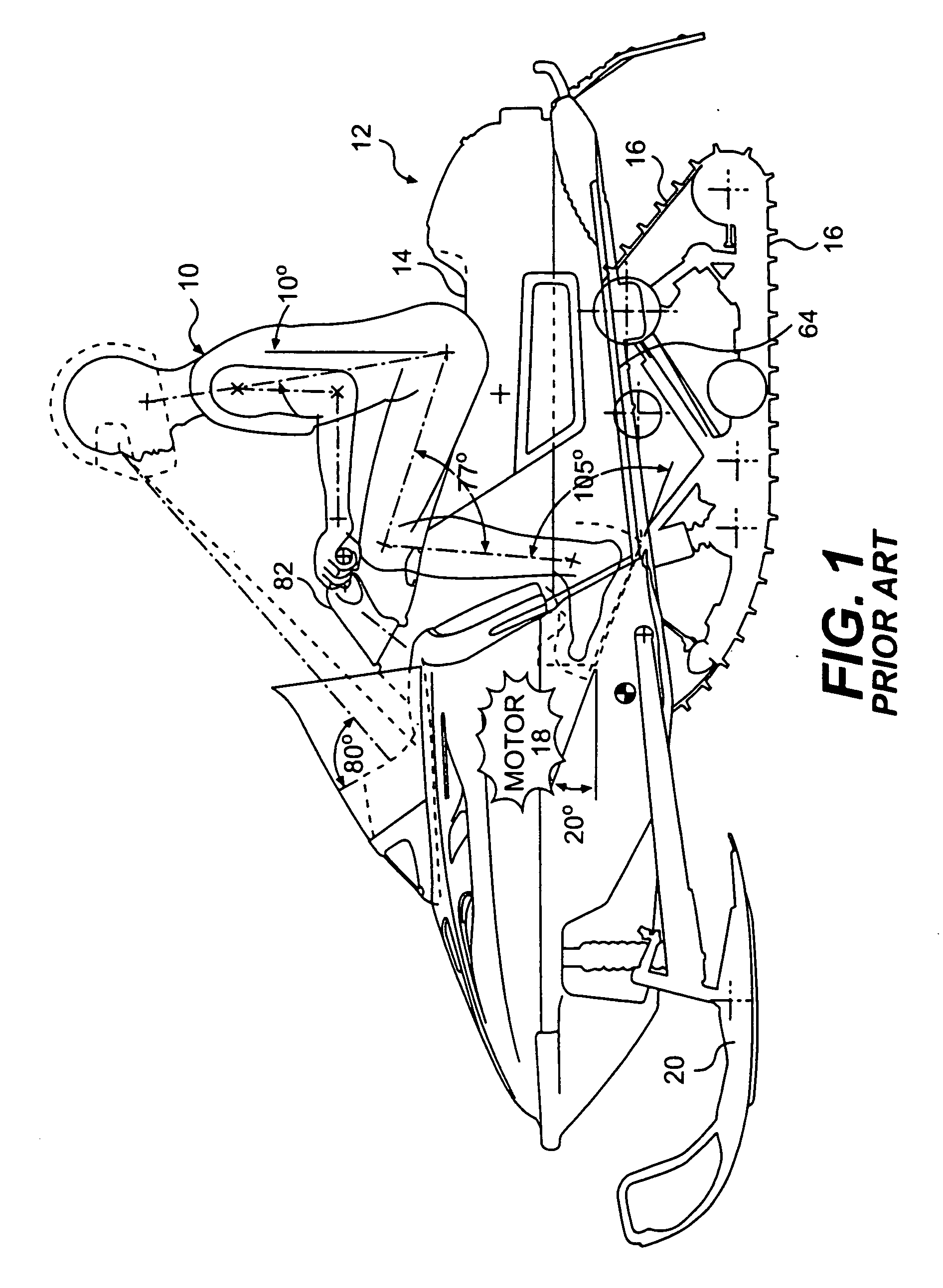 Snowmobile frame