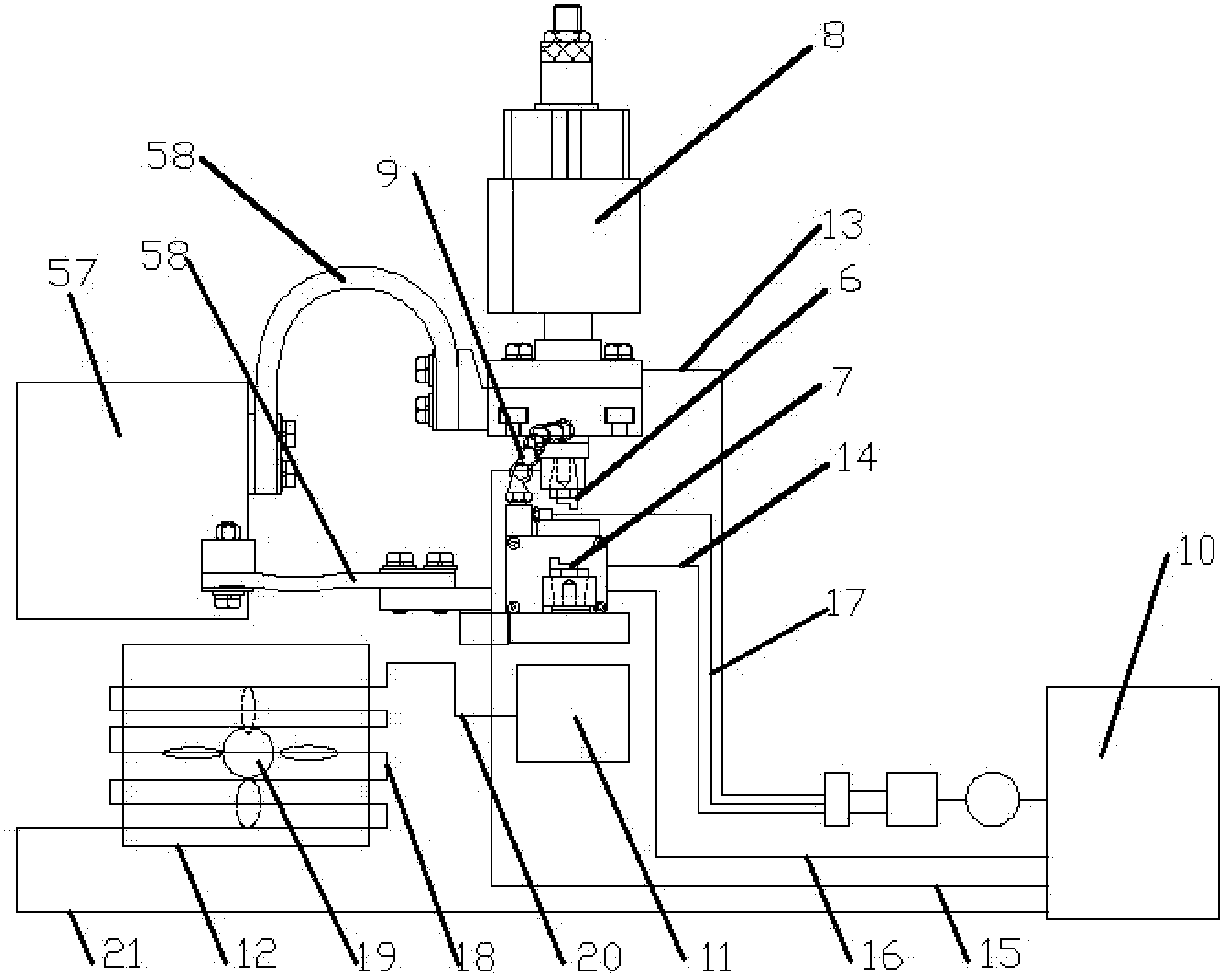 Automatic soft metal line welding equipment