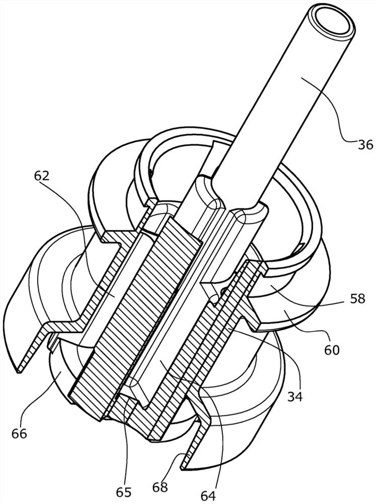 Coolant valve for a motor vehicle