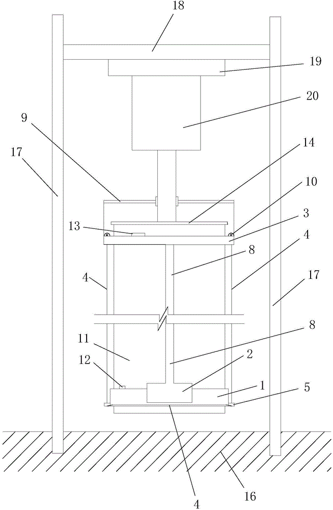 Soil sample sampling equipment based on combined-type soil sample horizontal cutting apparatus