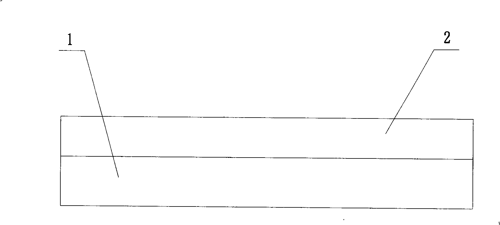 Gaseous diffusion layer for polymer electrolyte film fuel cell and preparation method thereof