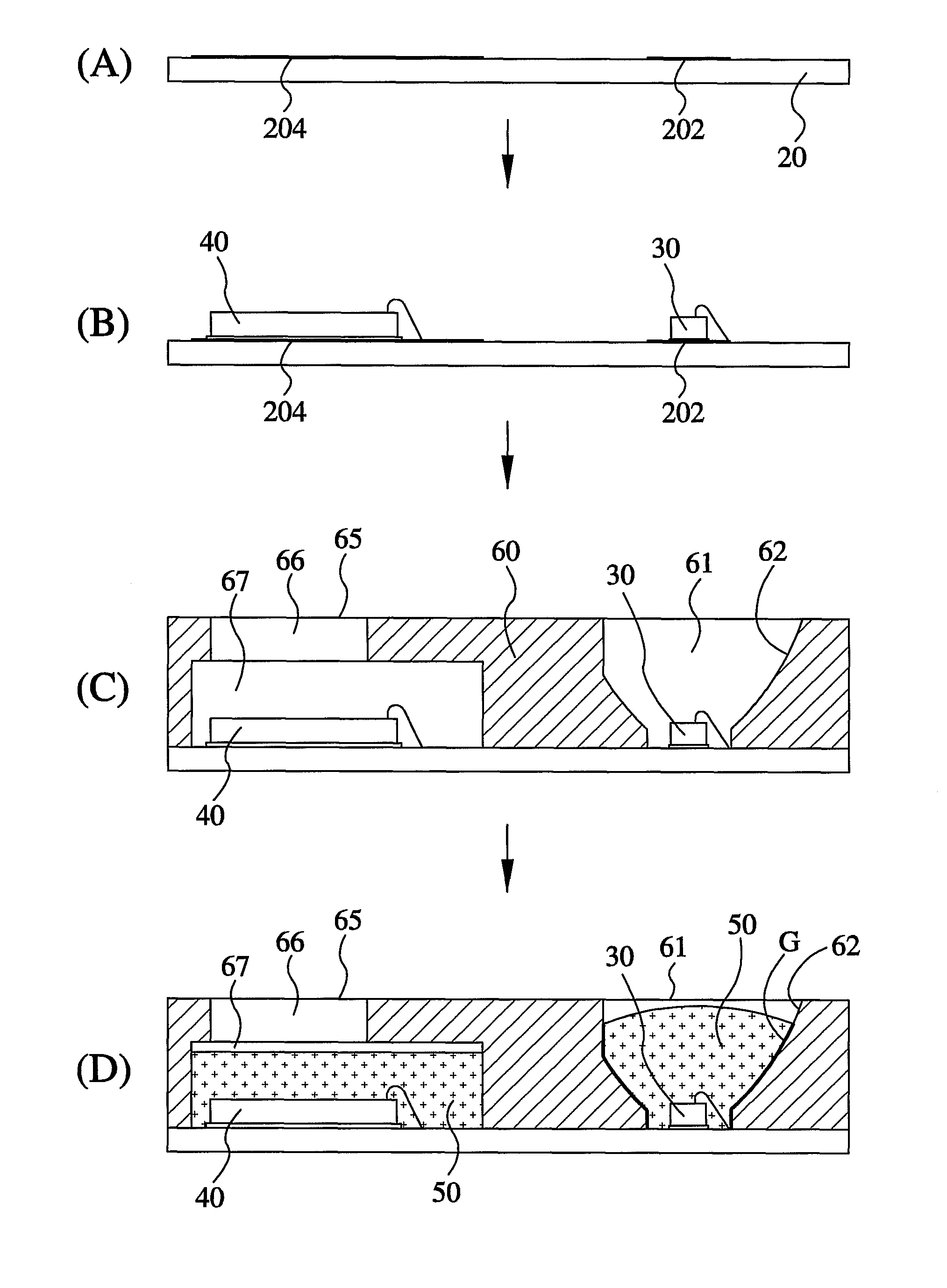 Optical module package unit