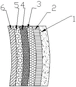 Curved solar car sunroof and manufacturing method thereof