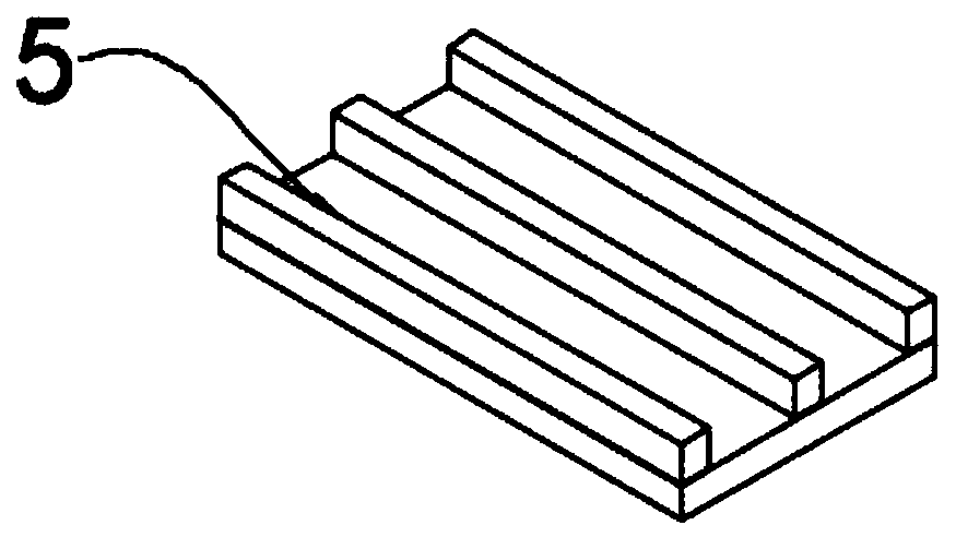 Crushing and recycling device for building waste materials