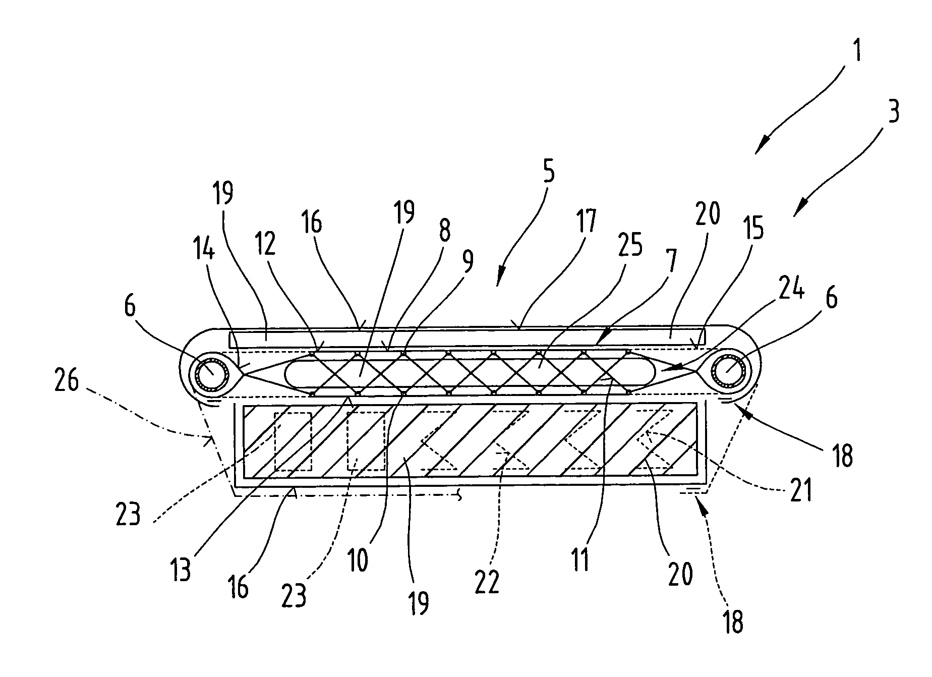 Upholstery for a passenger seat