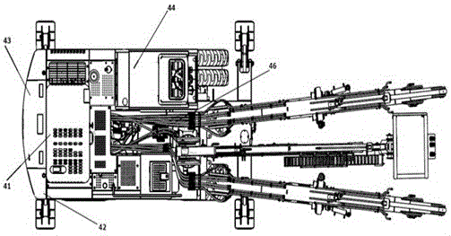 Rotary table of arch installation machine for tunnel