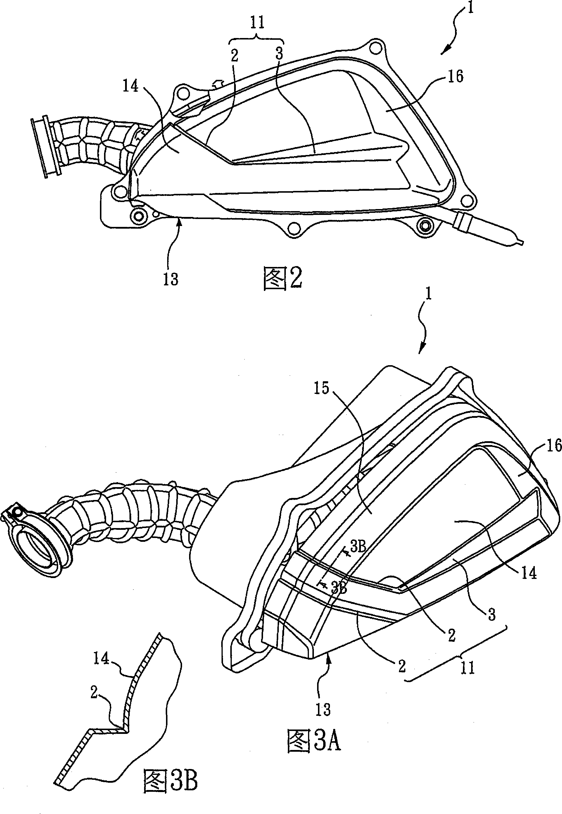 Drain structure of air cleaner for motorcycle