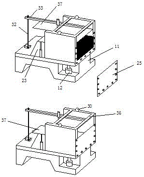 Working face coal wall stability control simulation experiment table and application method