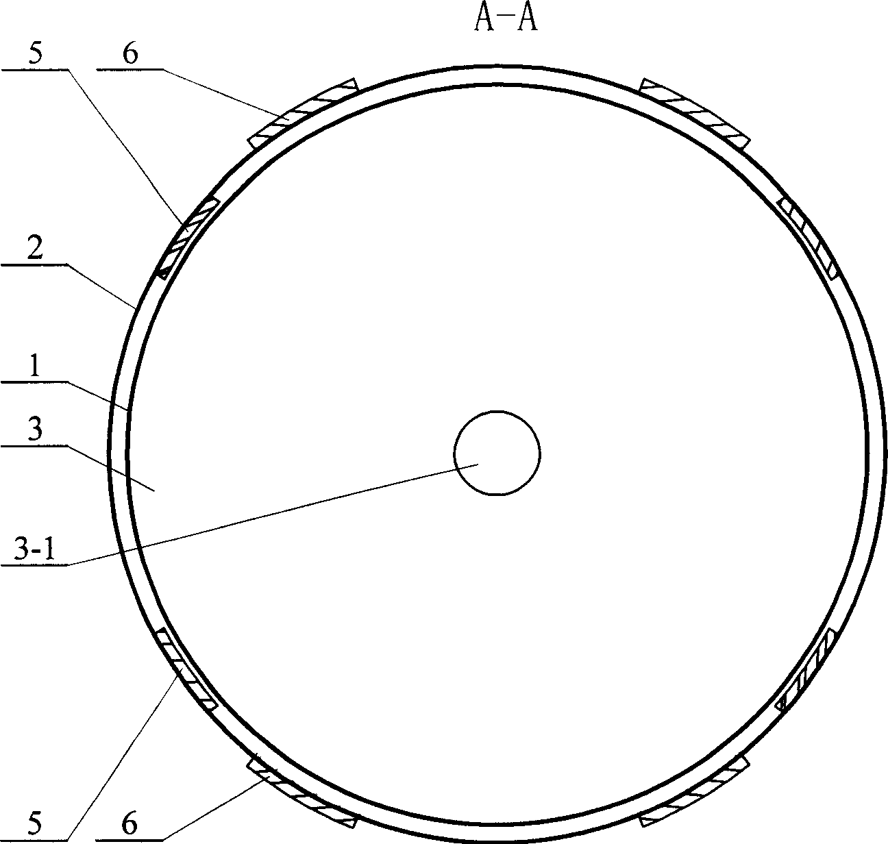 Extra long aerated expansion supporting rod for outer space