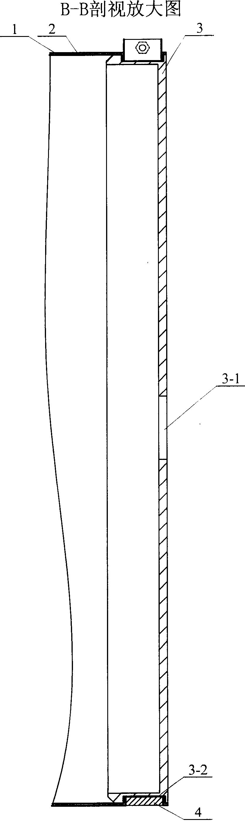 Extra long aerated expansion supporting rod for outer space