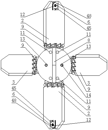 Combined Drill Bit for High Jet Mixing Cement and Soil Pile