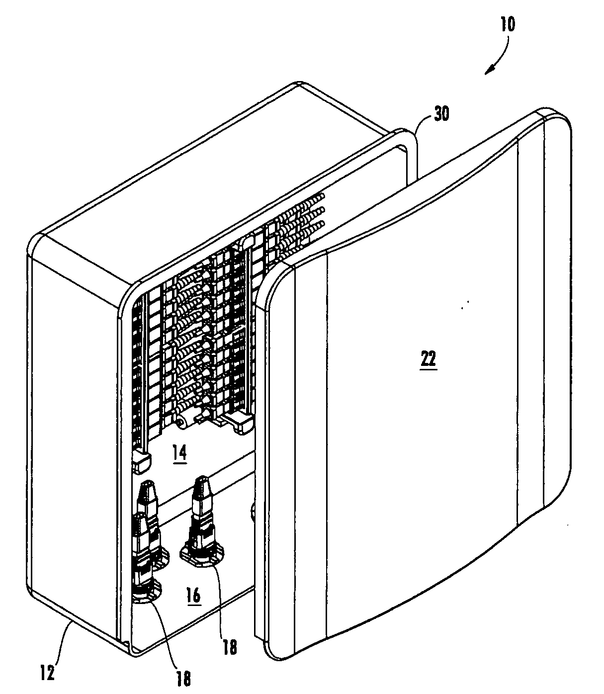 Fiber optic terminal assembly