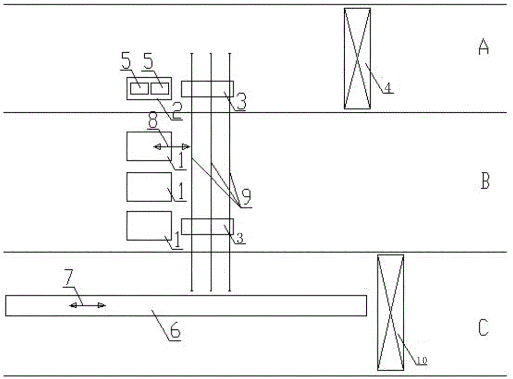 Process production method with multiple cast ingot heating furnaces simultaneously parallel to hot rolling direction