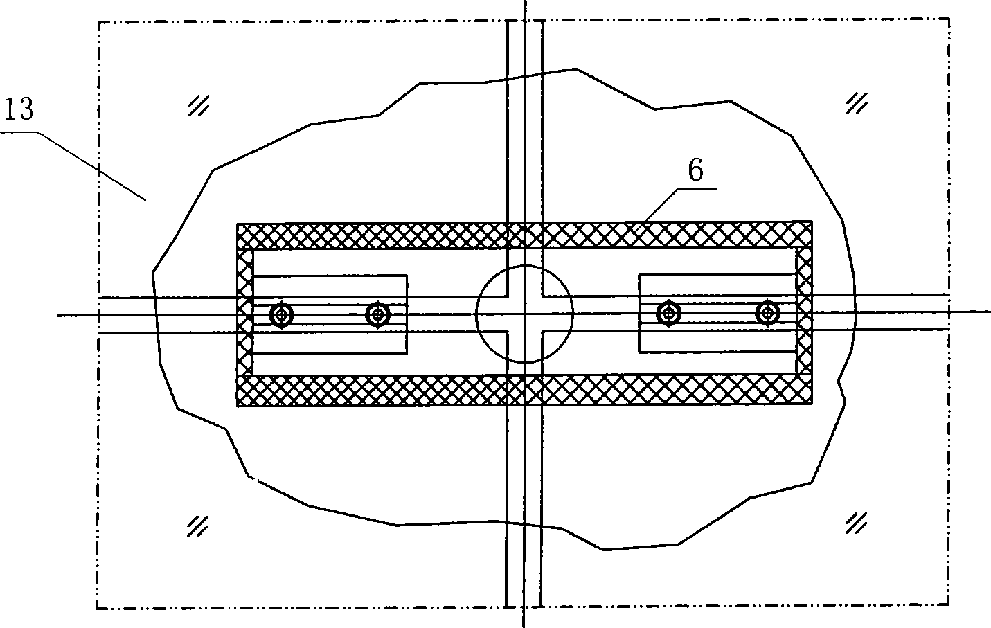 Invisuable veneer board type connecting mechanism