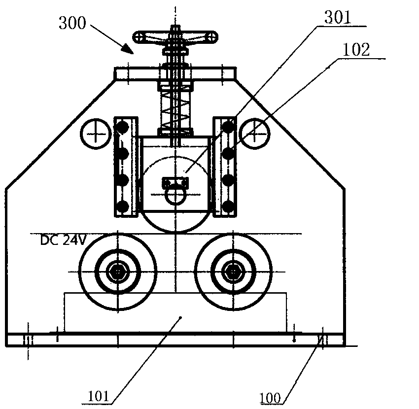 Cathode roller machine