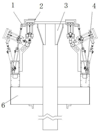 Automatic leveling gasket mounting device