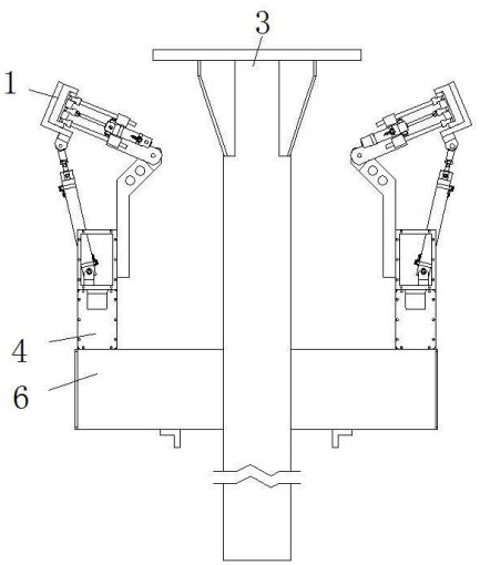 Automatic leveling gasket mounting device