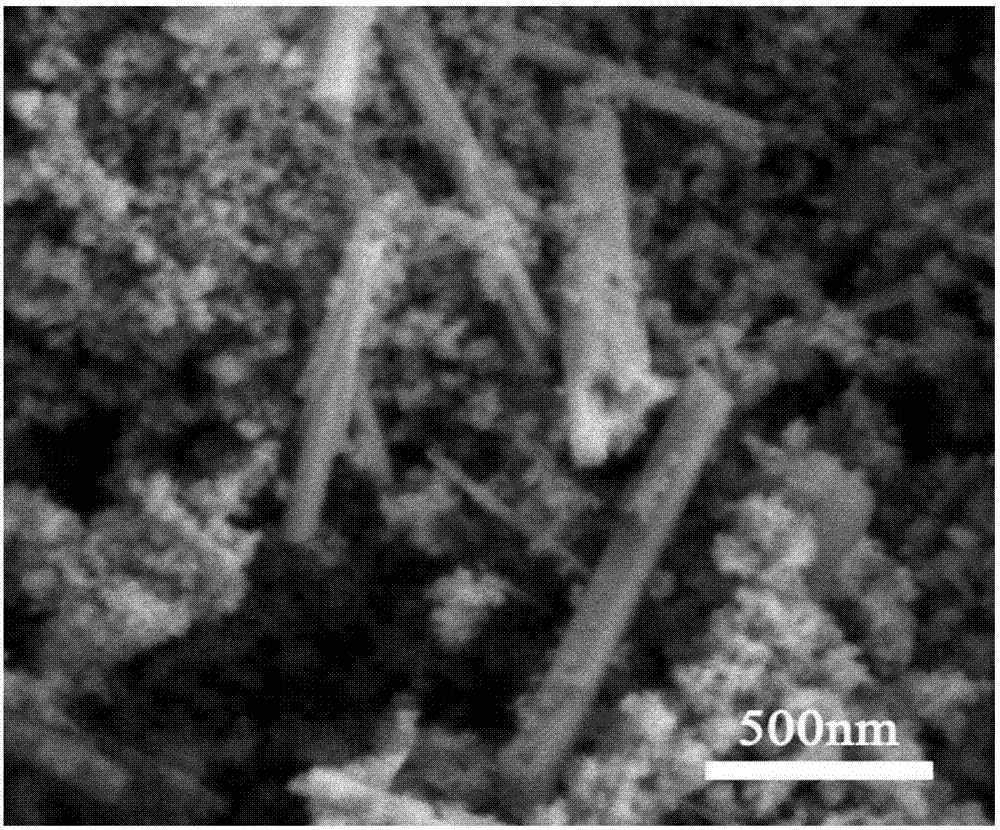 Europium doped cobalt ferrite composite and preparation method thereof