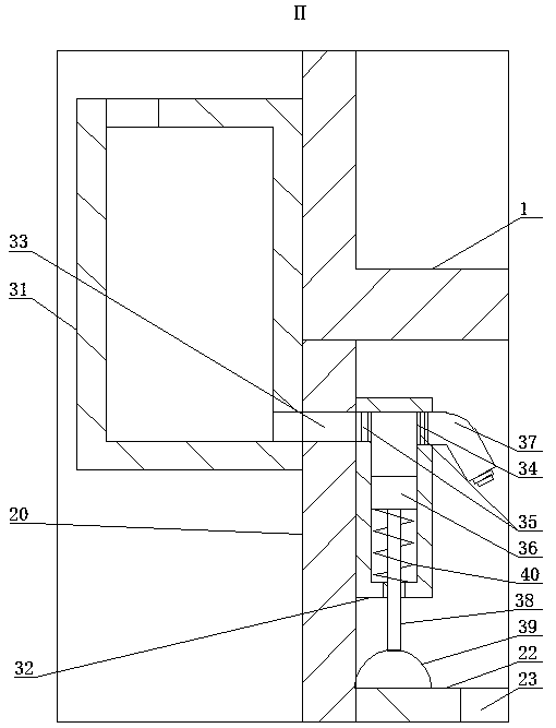 Medical sewage disinfection and purification device with waste separation function