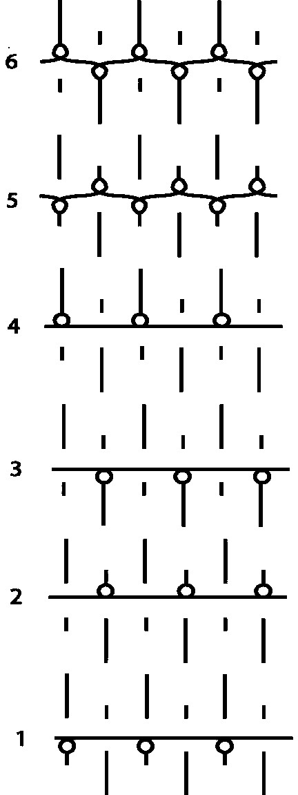 High-heat preservation air-layer wool fabric and process thereof