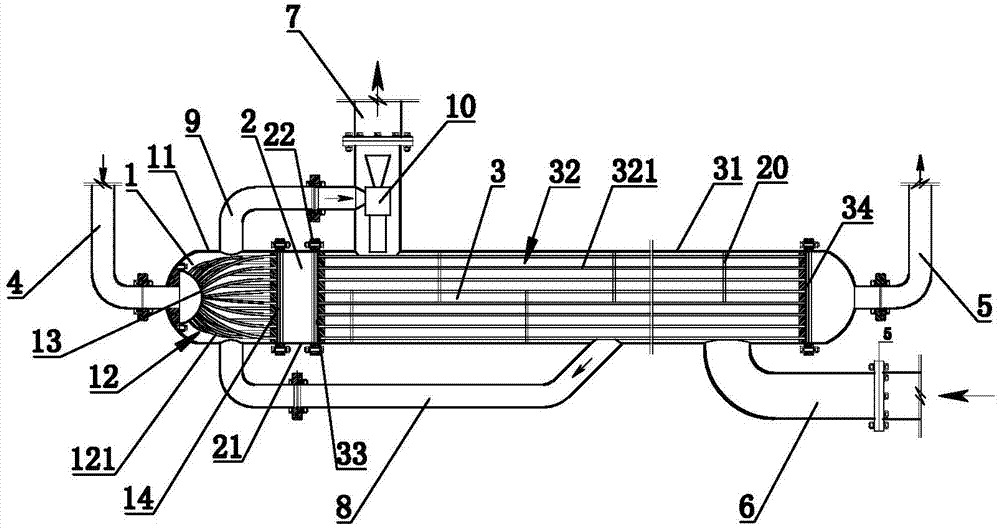 Heat exchanger for heat pump, and heat pump applying same