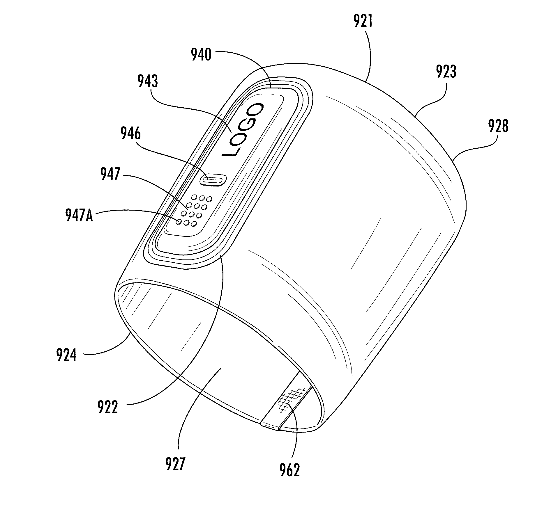 Athletic Band with Removable Module