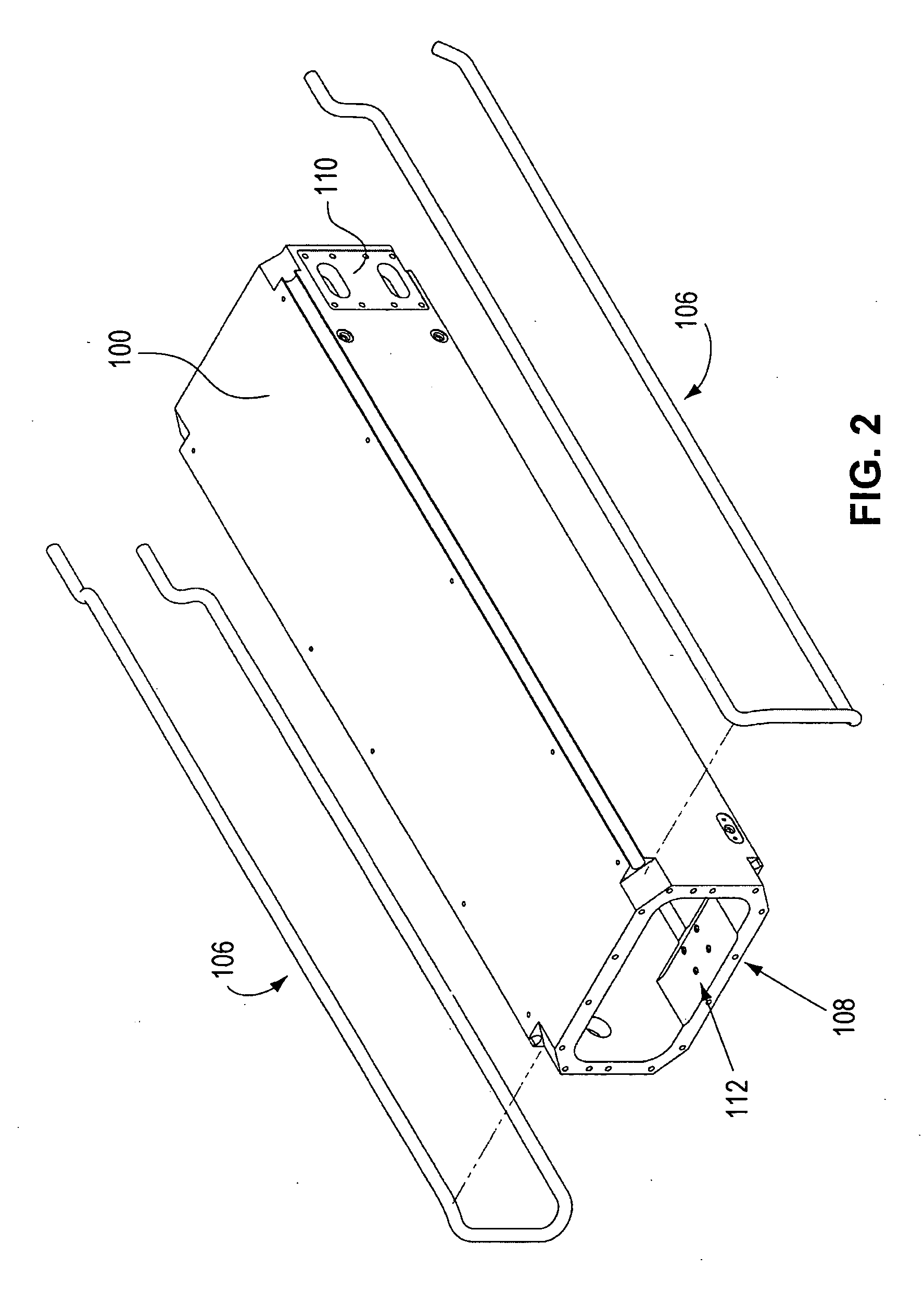 RF excited CO2 slab laser tube housing and electrodes cooling