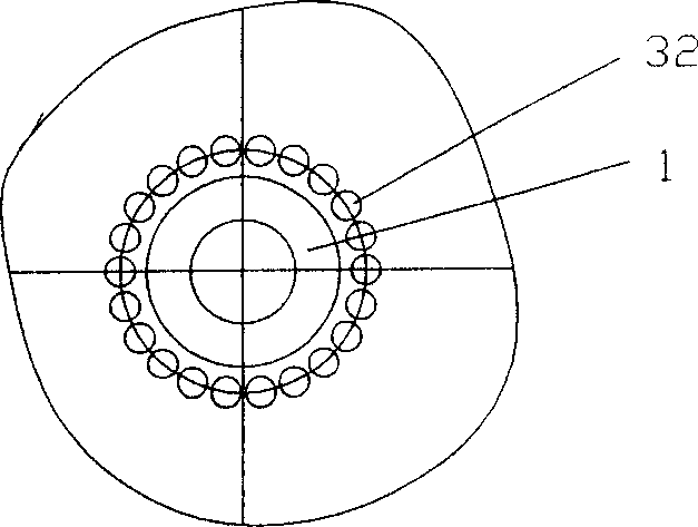 High-pressure gas atomizing nozzle