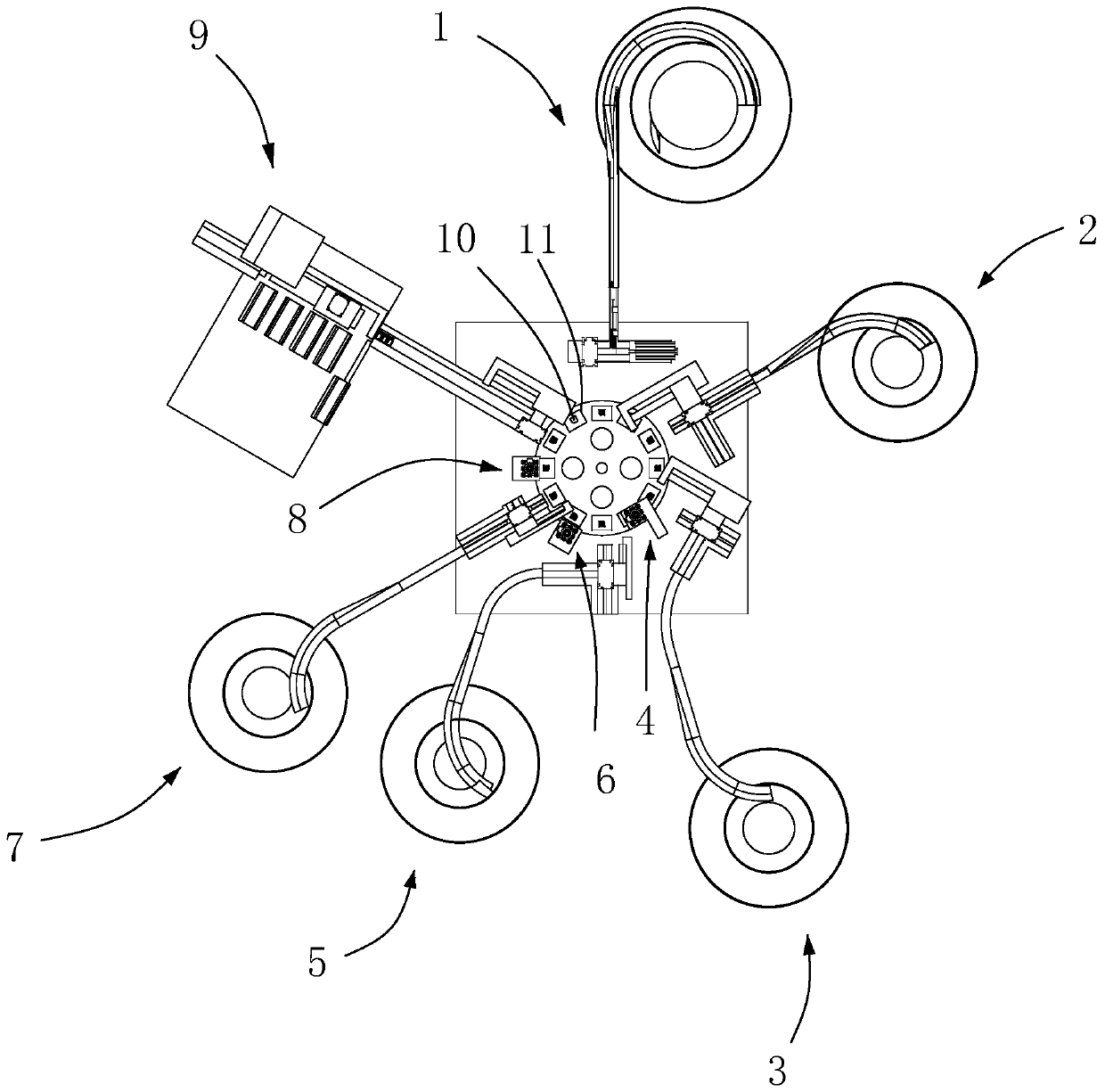 Audio jack assembly and inspection integrated machine