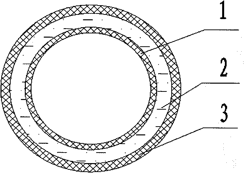 Composite material electric pole and structure design method thereof