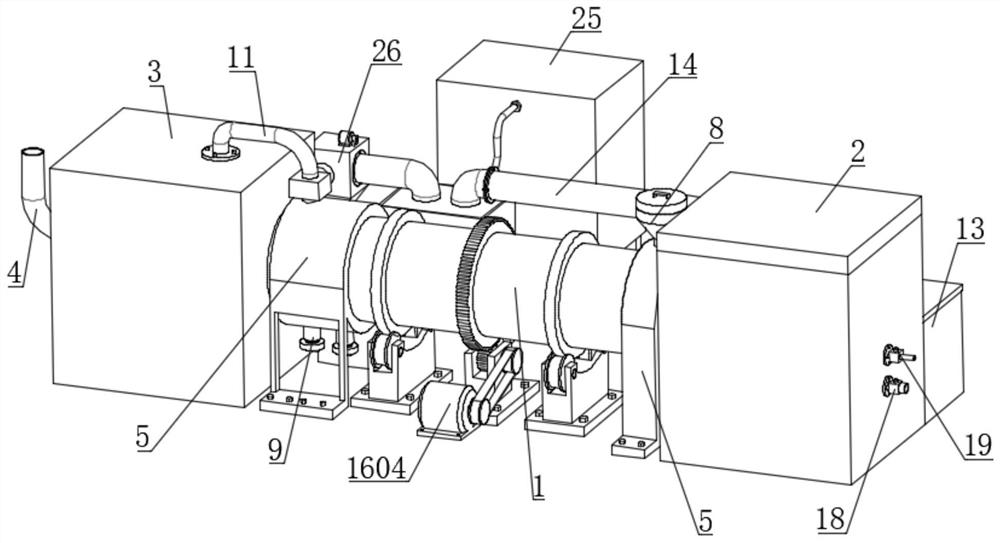 Carbonization furnace for secondary utilization of crude coal flue gas