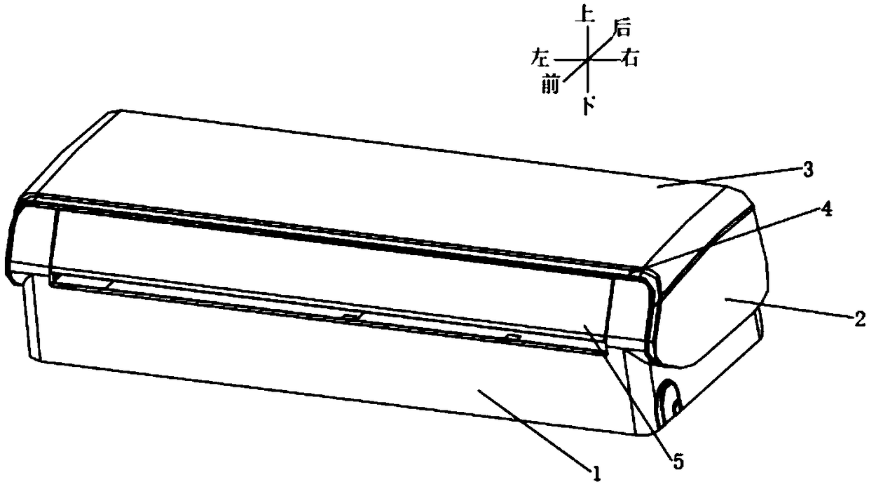 Air-conditioning decoration strip assembling structure and air conditioner