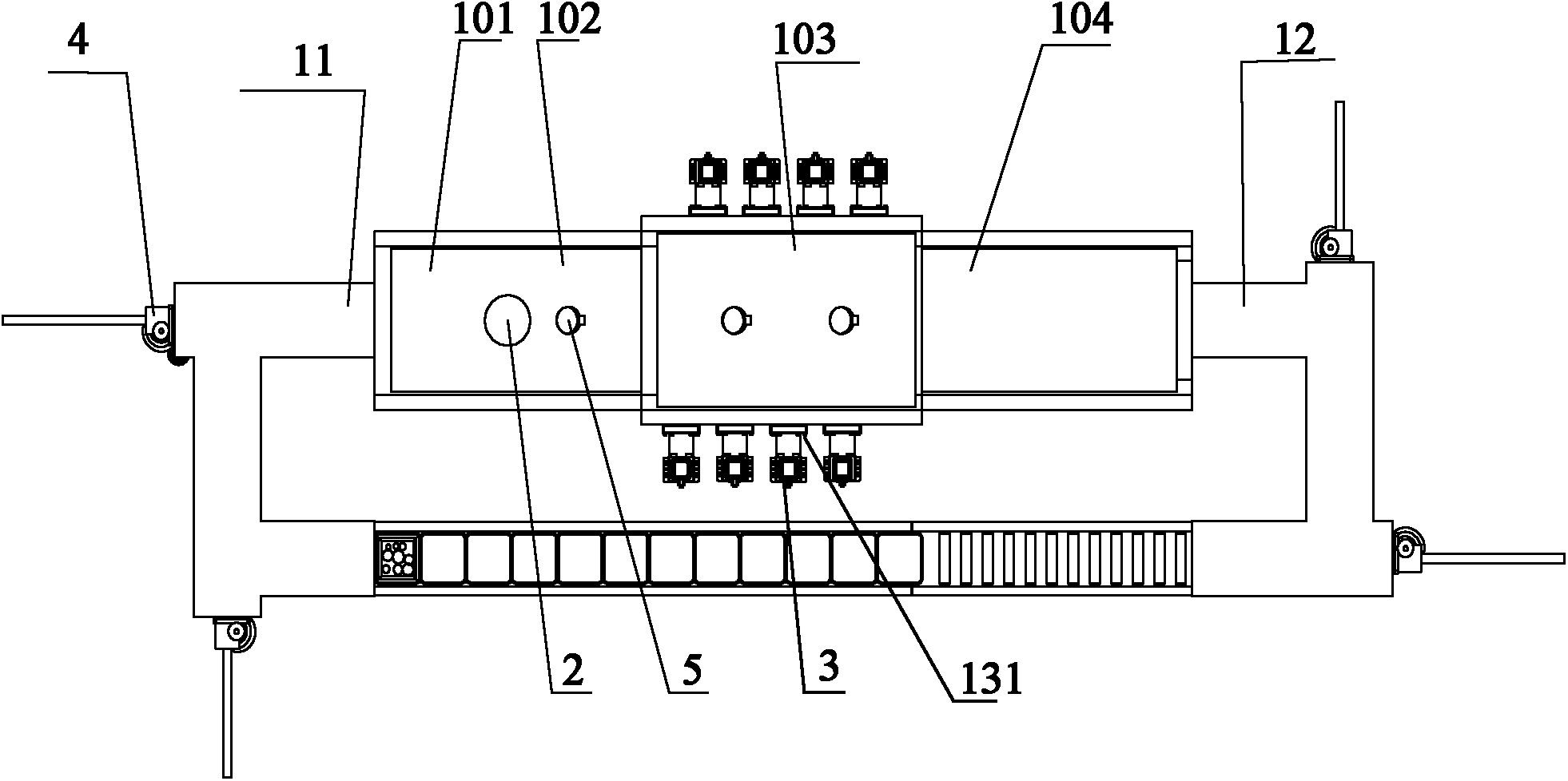 Technique for producing and reducing ilmenite in industrial microwave kiln