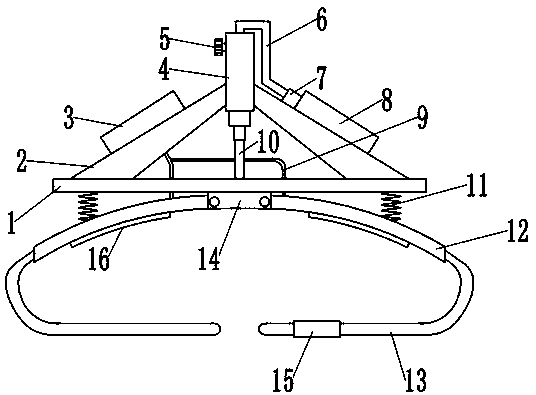 Amniotic fluid sampling device for obstetrics and gynecology examinations