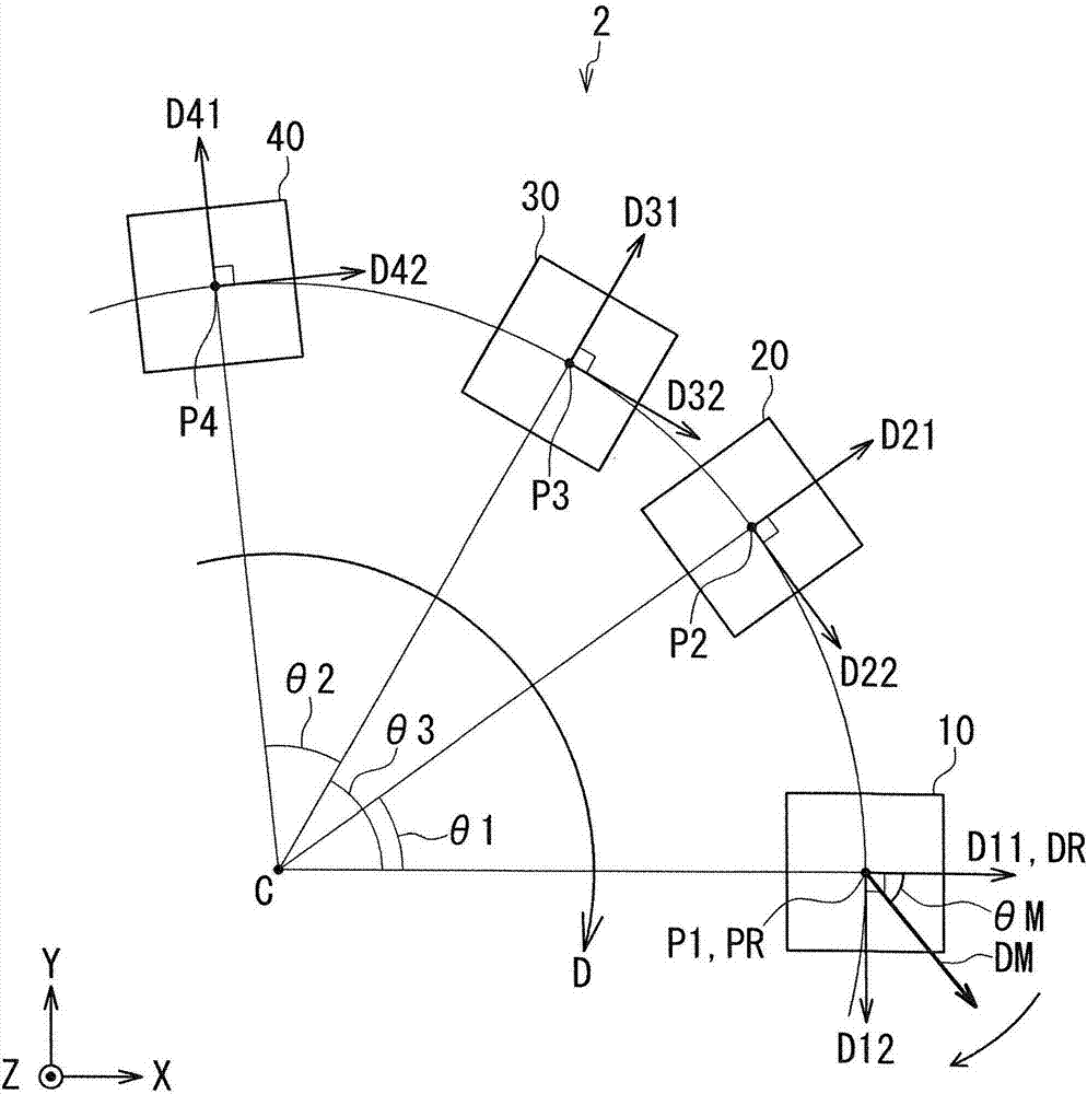 Angle sensor and angle sensor system