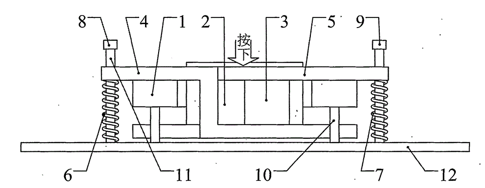 Button-type self-generating device for wireless switches