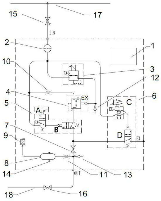 A command conversion device for returning and rescuing EMUs