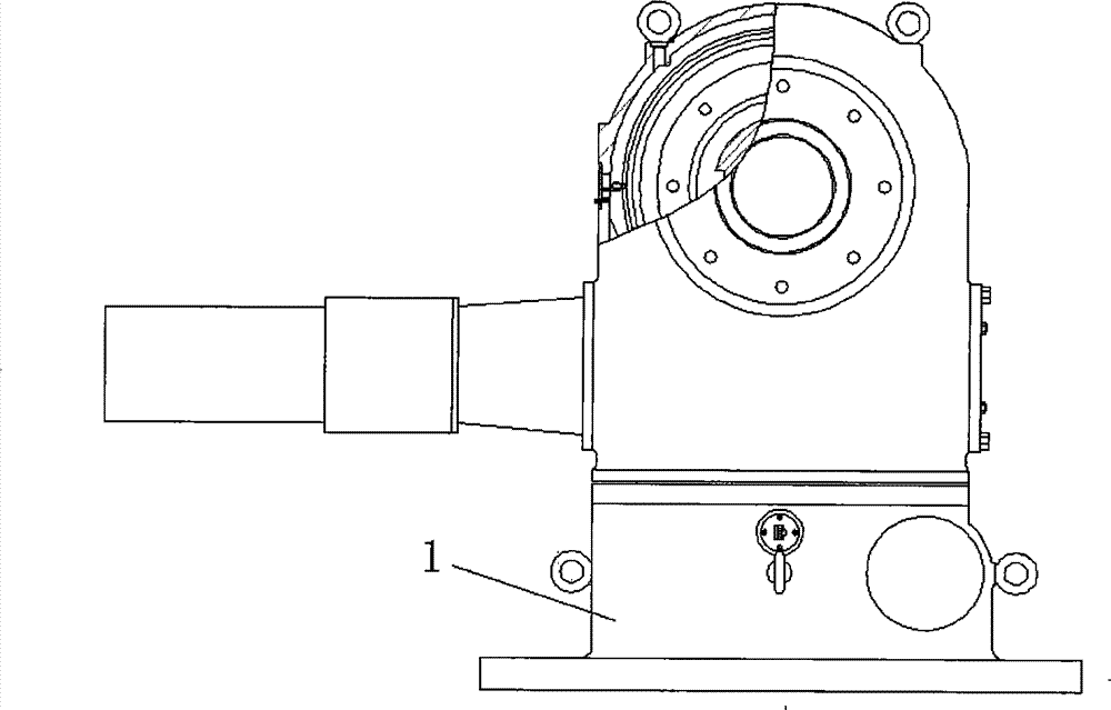 Solar energy heliostat gearing device