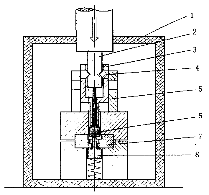 Amorphous alloy precision parts superplastic drop-forging shaper and method thereof