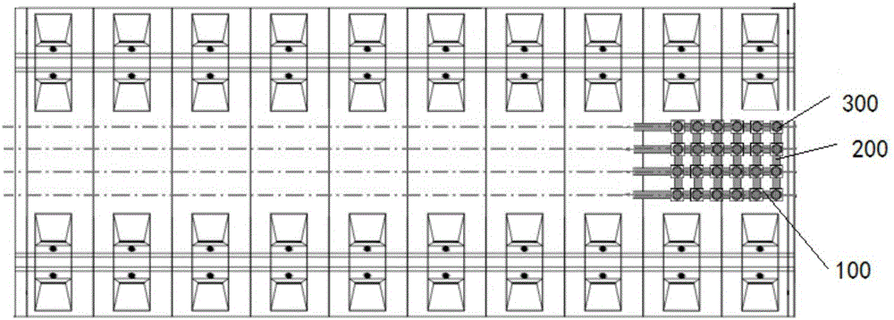 Apparatus for nondestructive detection of underline structure of high speed railway