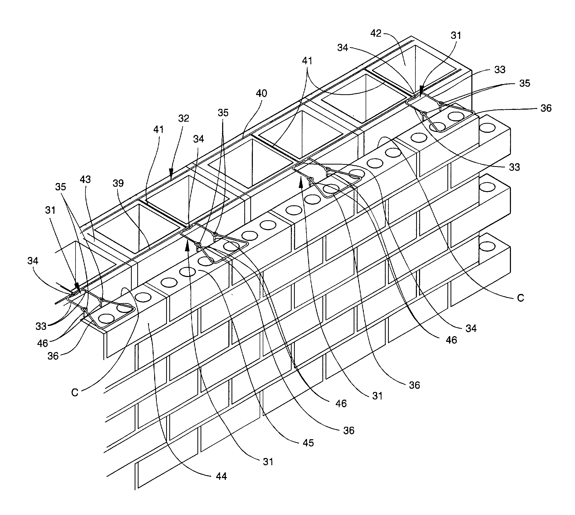 Masonry anchoring system