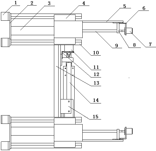 Offshore platform dry leg inner wall crawling robot