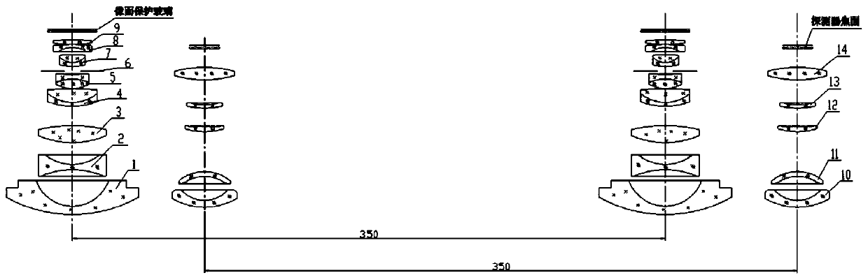 Large-field multi-band stereoscopic vision auxiliary pilot