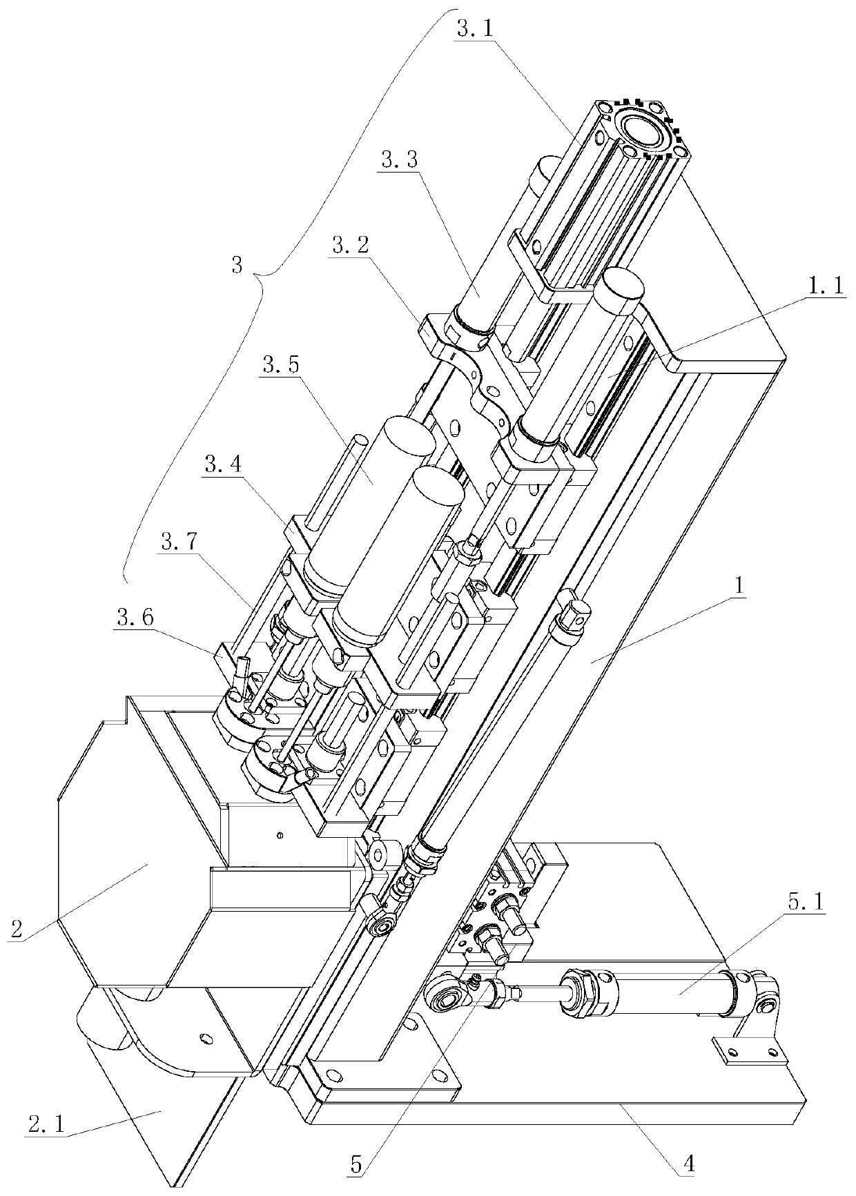 Intelligent screw beating device for control box