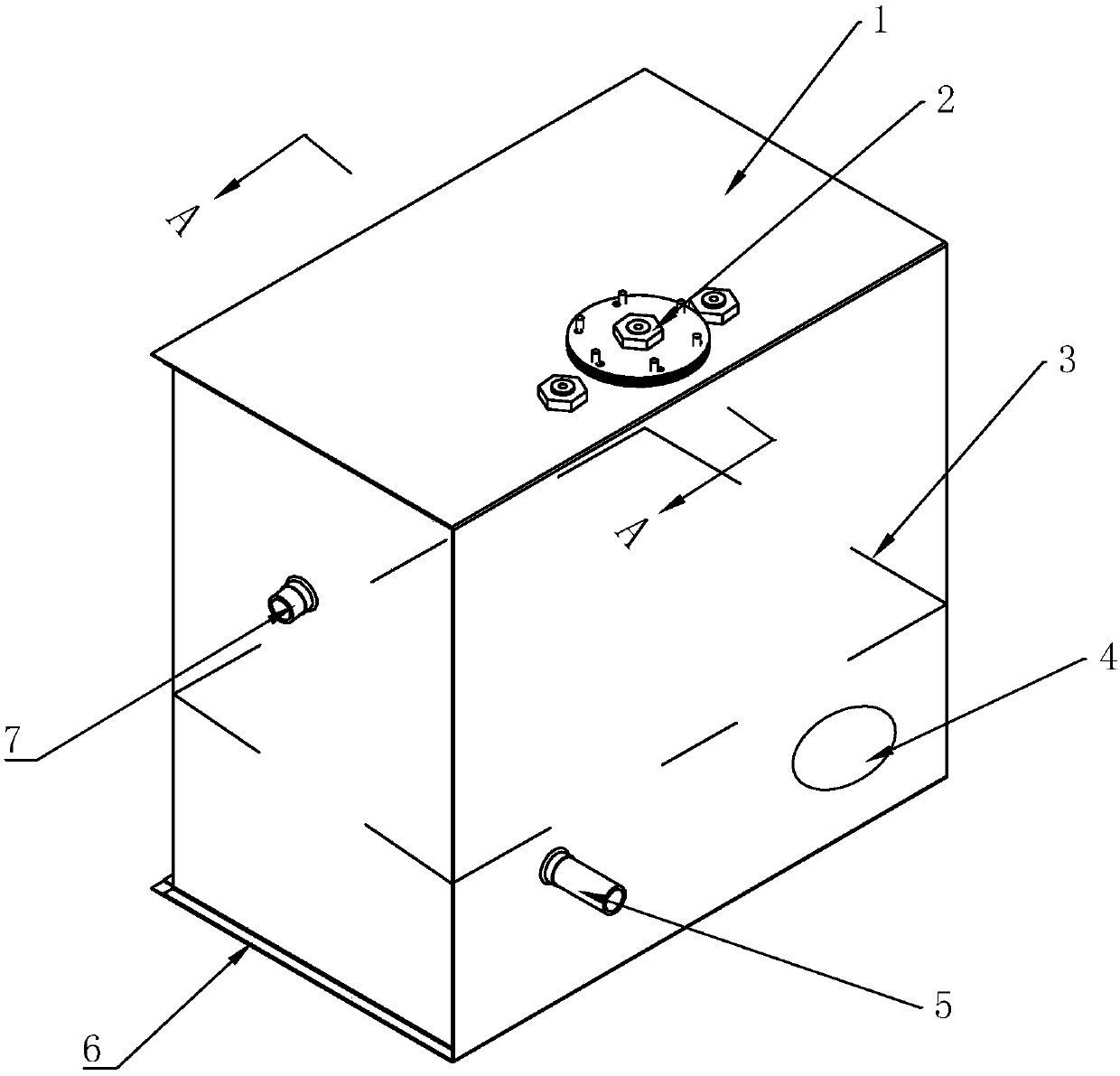 Safe energy-saving heating water tank