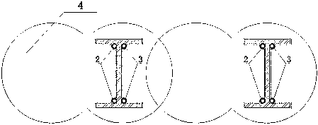 Sectional steel pulling-out method for SMW construction method pile