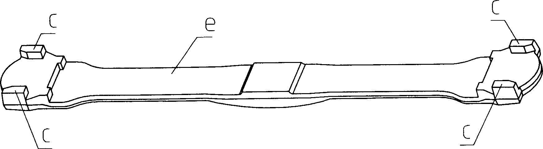 Method for forging combined forged steel coupler yoke for railway vehicles