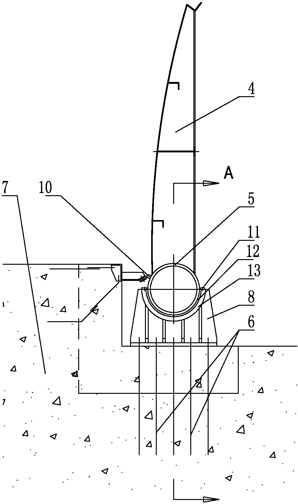 Steel dam gate convenient to install